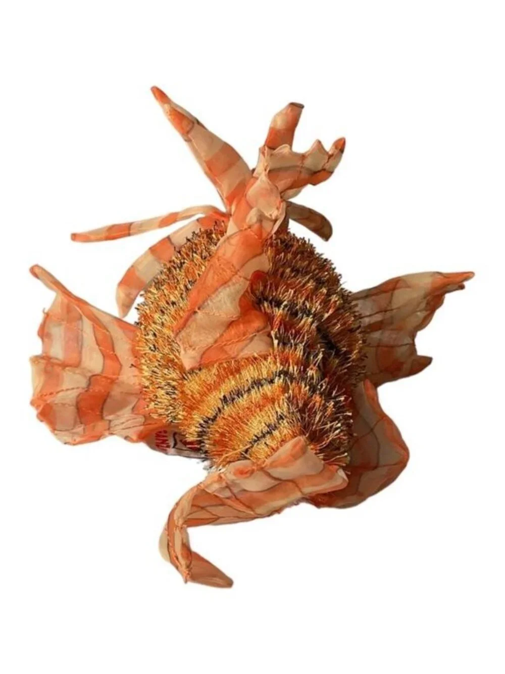 Webkinz Lionfish Plush Toy Ganz HM355 Orange Striped Sea Creature Y2K Kidcore 10